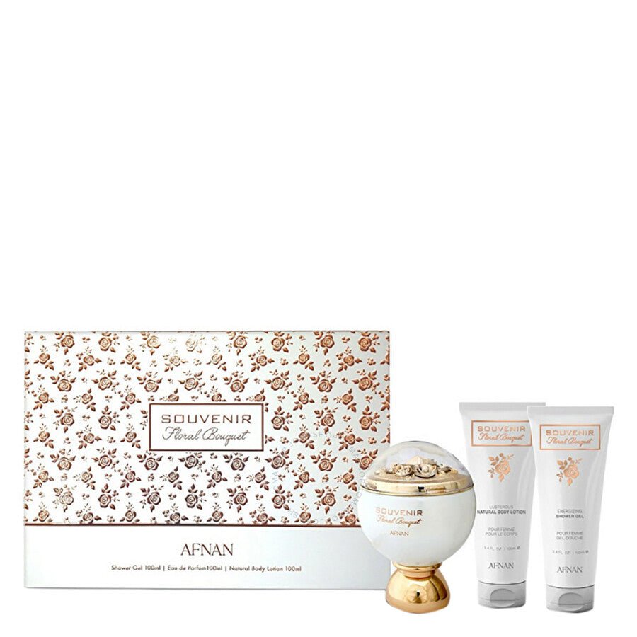 Afnan Souvenir Floral Bouquet EdP 3 - Piece Gift Set - Scents Avenue NG