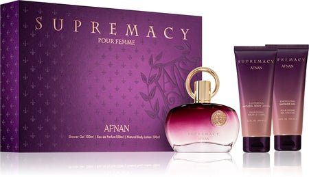 Afnan Supremacy Purple EdP 3 - Piece Gift Set - Scents Avenue NG