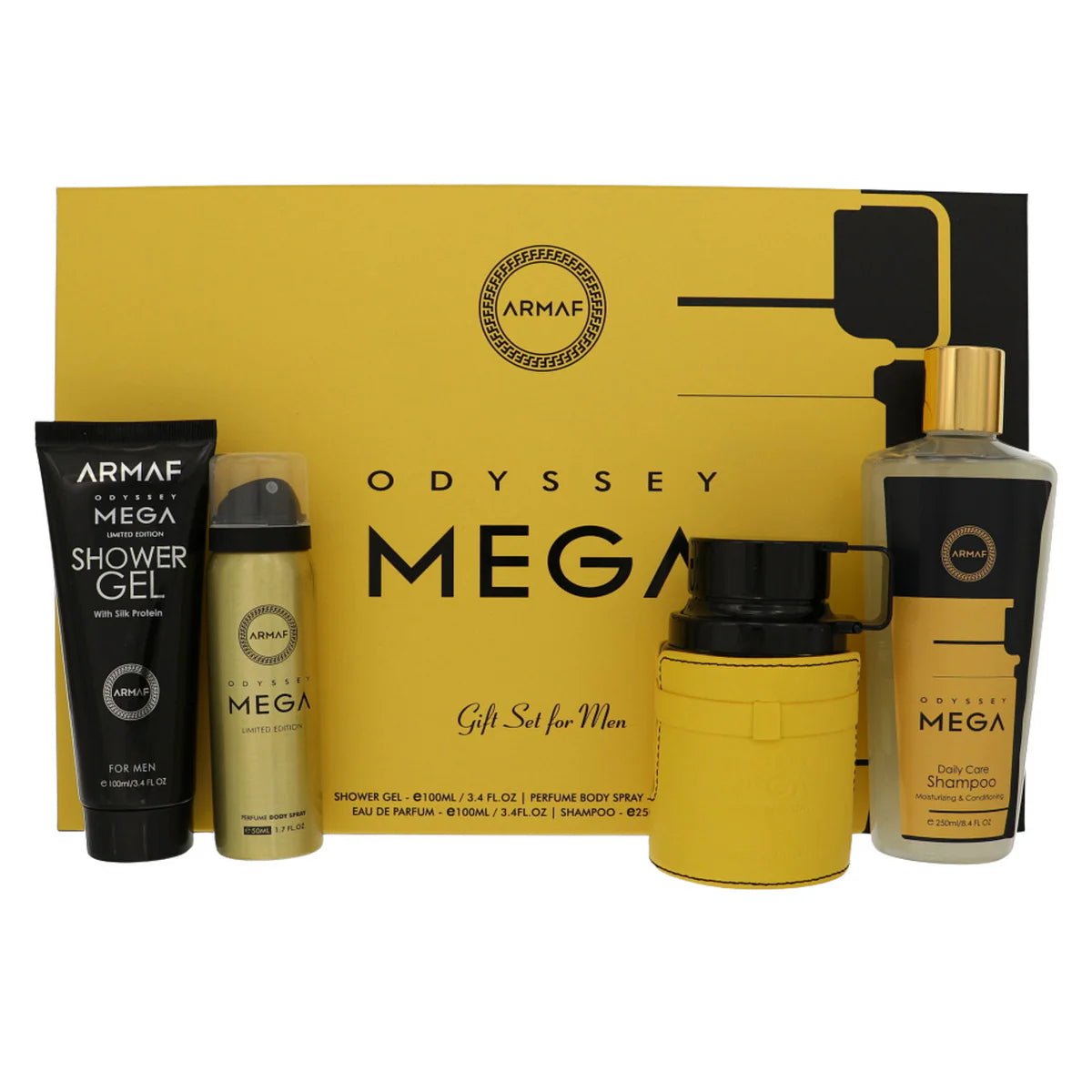 Armaf Odyssey Mega Limited Edition 4 - Piece Gift Set - Scents Avenue NG