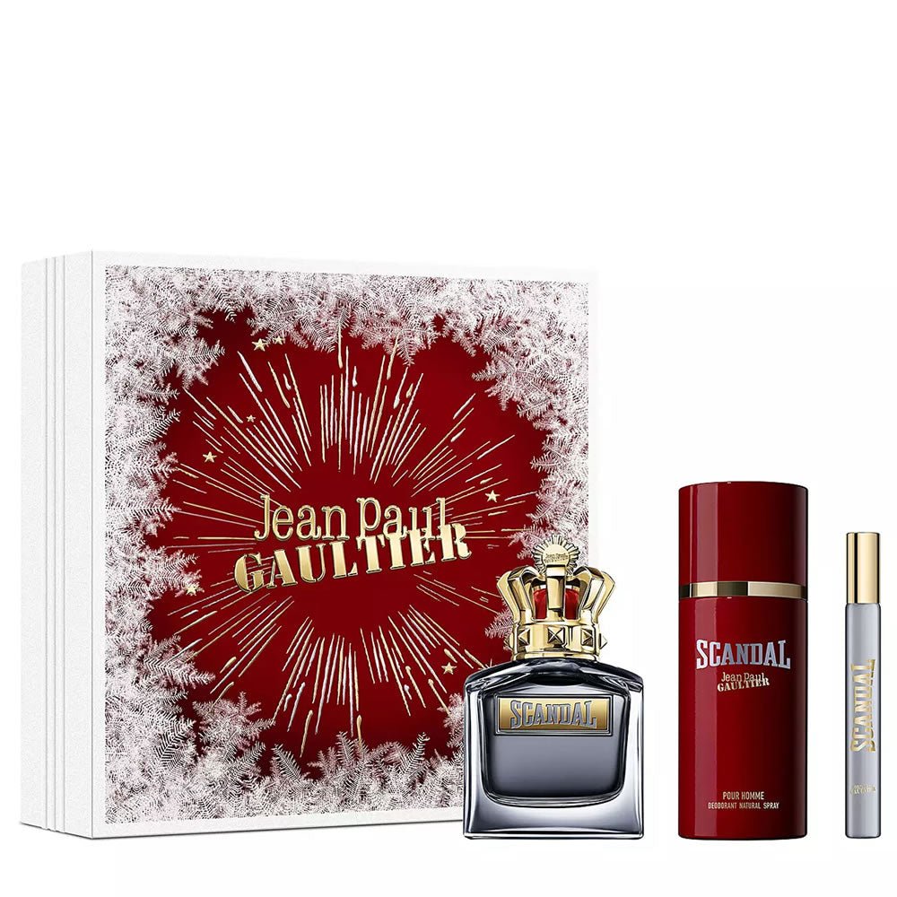 Jean Paul Gaultier Scandal Pour Homme 3 Piece Gift Set - Scents Avenue NG