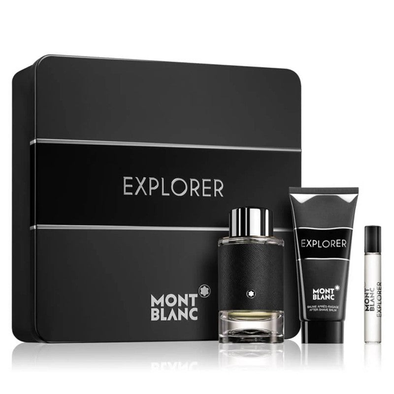 Mont Blanc Explorer Edp 3 - Piece Gift Set - Scents Avenue NG