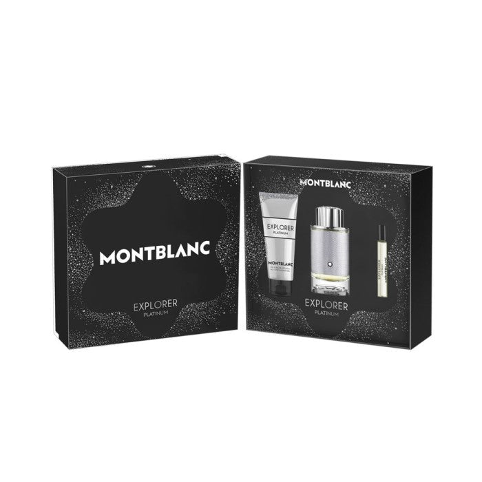 Mont Blanc Explorer Platinum 3 - Piece Gift Set - Scents Avenue NG