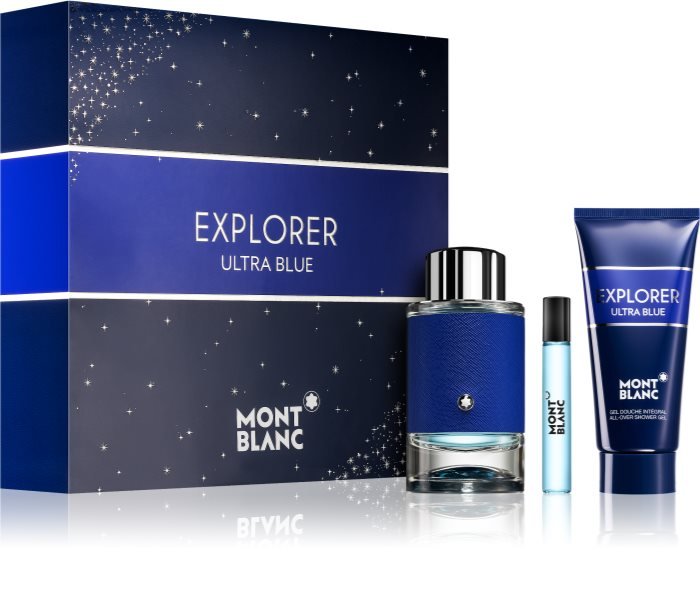 Mont Blanc Explorer Ultra Blue 3 - Piece Gift Set - Scents Avenue NG