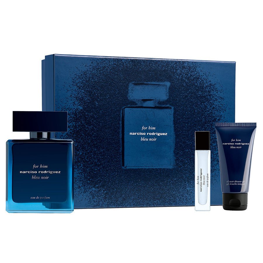 Narciso Rodriguez For Him Bleu Noir Eau de Parfum 3 - Piece Gift Set - Scents Avenue NG