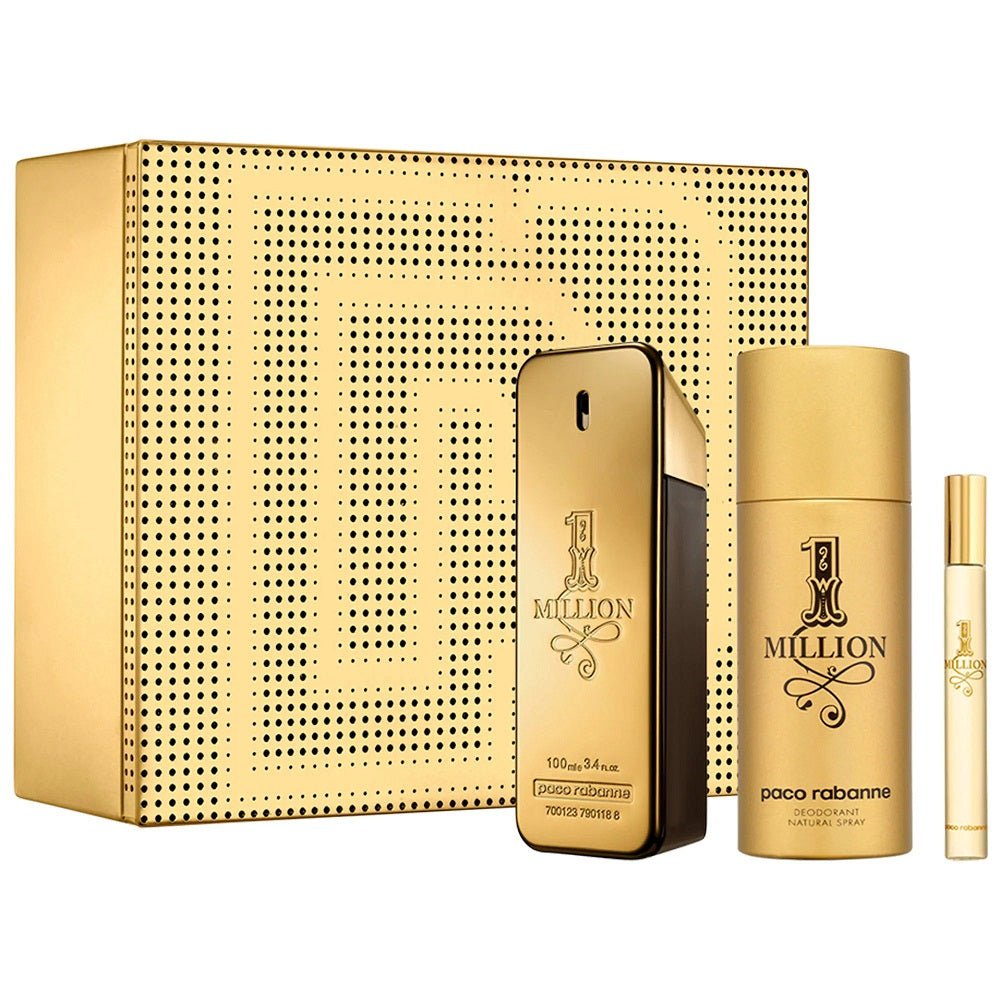 Paco Rabanne 1 Million Parfum 3 - Piece Gift Set - Scents Avenue NG
