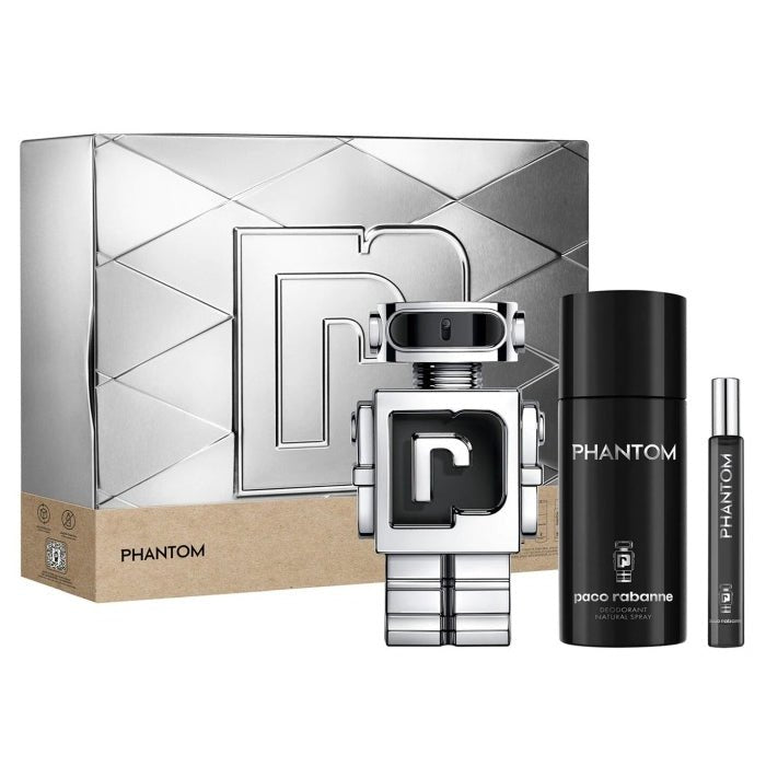 Paco Rabanne Phantom Eau de Toilette 3 - Piece Gift Set - Scents Avenue NG