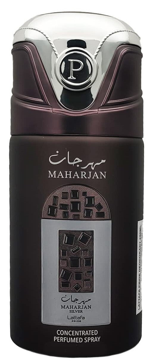 Lattafa Maharjan Silver Body Spray
