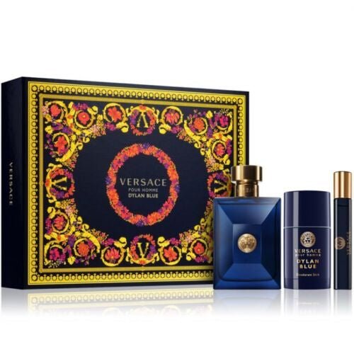 Versace Dylan Blue Pour Homme EdT 3 - Piece Gift Set - Scents Avenue NG